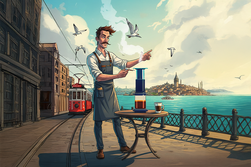 AeroPress yarışma atmosferi
